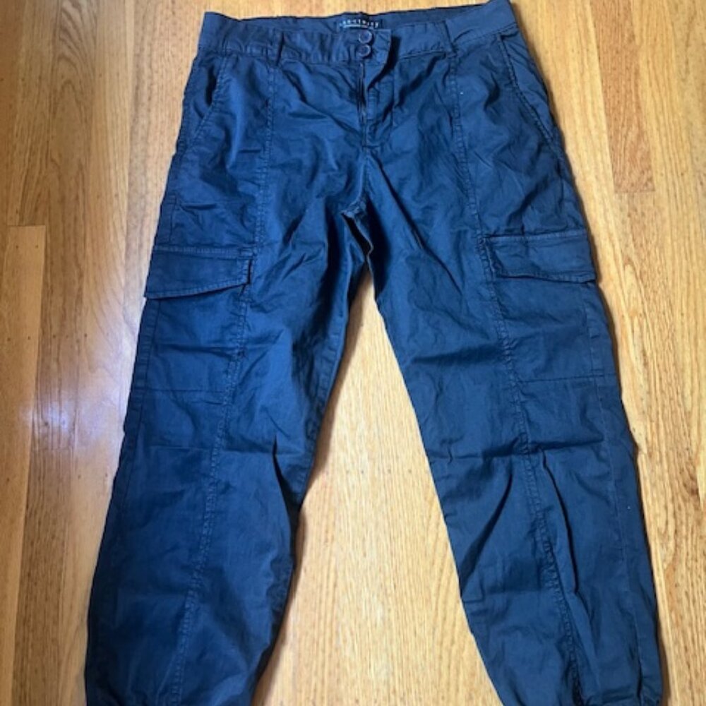 Sanctuary Clothing Black Cargo Jogger Pants Utility Pockets Mid Rise - Picture 2 of 4